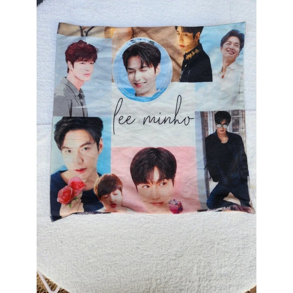 Lee Minho K-drama Korean Actor Pillowcase 20x20 Kdrama Boyfriend Bedroom Decor